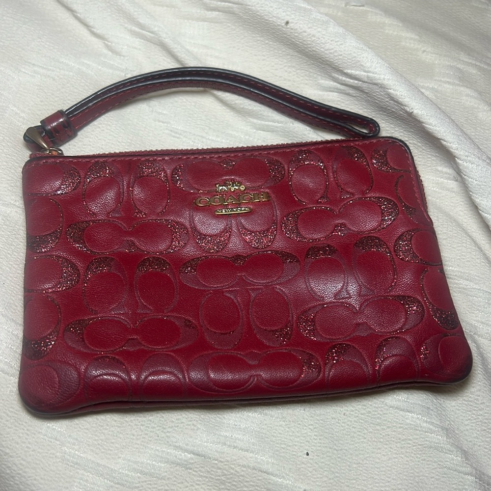 Red Coach wallet